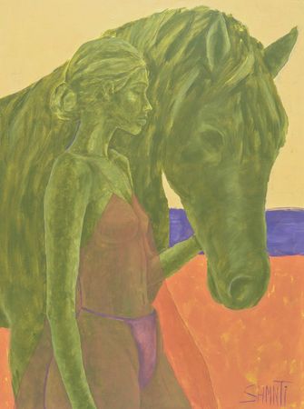 Шомина Ти (Картина, живопись - 
                  90 x 120 см) Доверие