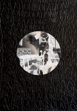 Дмитрий Мартынов (Коллаж / ассамбляж - 
                  36 x 52 см) Isolation