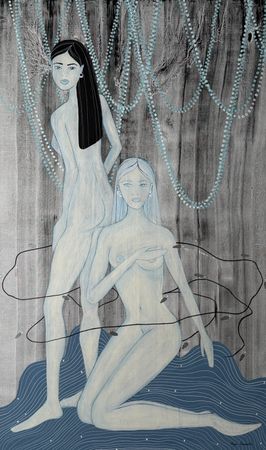 Аня Кармалита (Картина, живопись - 
                  90 x 150 см) Русалки