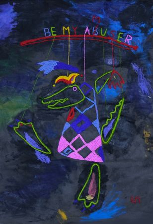 Елизавета Манохина (Вышивка - 
                  86 x 100 см) Be my ab(m)uzer