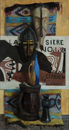 Алина Коршункова (Картина, живопись - 
                  65 x 120 см) Африканский мотив