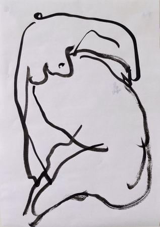 Юлия Немова (Авторская графика - 
                  29.7 x 42 см) 3