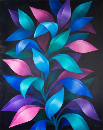 Юлия Пухова (Картина, живопись - 
                  70 x 90 см) Tropical 23