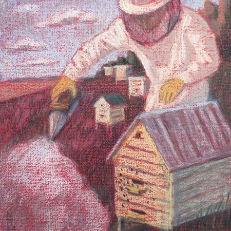 Екатерина Маланьина (Авторская графика - 
                  21 x 21 см) Гулливер