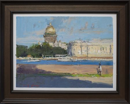 Евгений Бурцев (Картина, живопись - 
                  50 x 40 см) Этюд в СПб 26-3