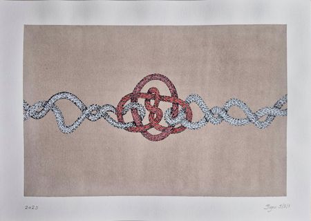 Евгений Непогодьев (Авторская графика - 
                  38 x 27 см) Узел V3