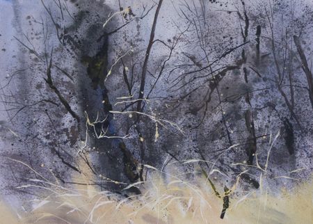 Александр и Светлана Рощенко (Авторская графика - 
                  41 x 31 см) Лес