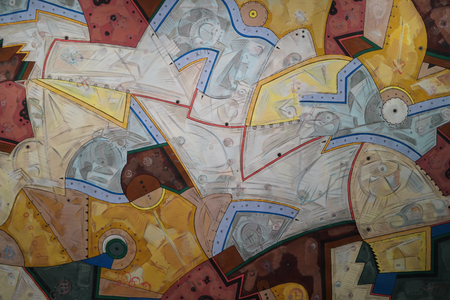 Виталий Копачев (Картина, живопись - 
                  300 x 200 см) Красная линия