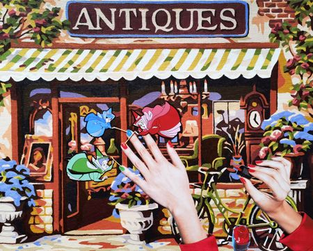 Ирина БАСТ (Картина, живопись - 
                  50 x 40 см) Французский маникюр