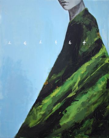 Анастасия Нугуманова (Картина, живопись - 
                  80 x 100 см) Пробелы