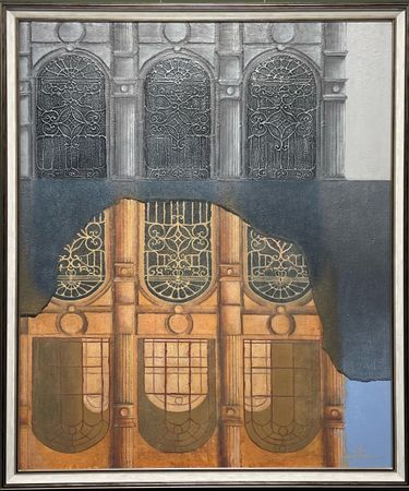 Алан Есенов (Картина, живопись - 
                  110 x 130 см) Из серии "В отражении"