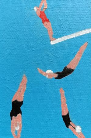 Дарья Петухова (Авторская графика - 
                  10 x 15 см) Купильщицы