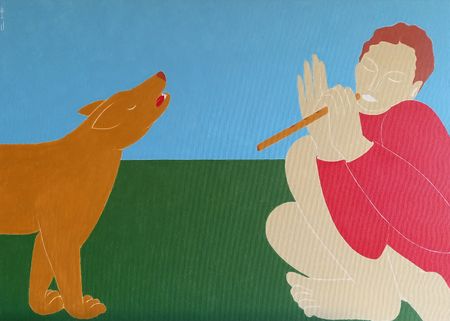 Саша Катинаускиене (Картина, живопись - 
                  70 x 50 см) Пой со мной