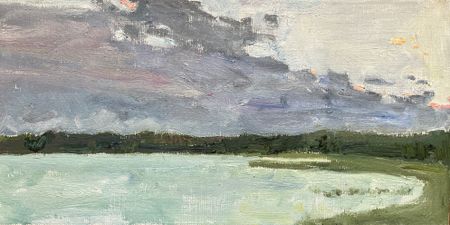 Люсинэ Туманян (Картина, живопись - 
                  40 x 20 см) Вечер