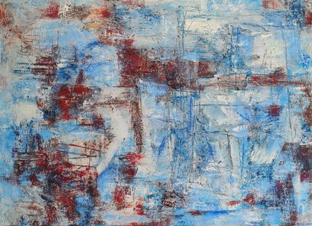 Мария Светлакова (Авторская графика - 
                  59.5 x 41.5 см) Замерзший огонь
