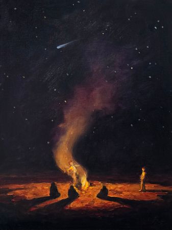 Александр Буданов (Авторская графика - 
                  30 x 40 см) Эманация