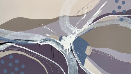 Саша Кусака (Картина, живопись - 
                  250 x 140 см) Композиция 01.12