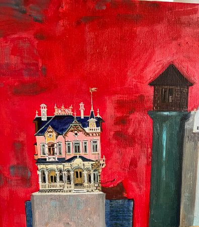 Елизавета Тарасова (Картина, живопись - 
                  150 x 45 см) Коллекционер