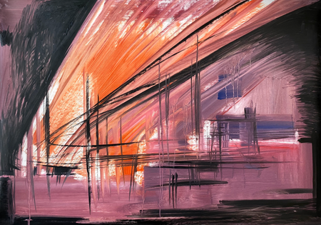Anna Gorn (Картина, живопись - 
                  90 x 60 см) Untitled