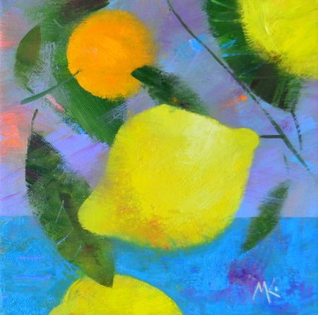 Мария Князева (Картина, живопись - 
                  20 x 20 см) Теплый ноябрь 1