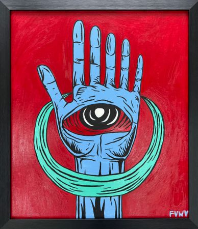 Виолетта Киселева (Картина, живопись - 
                  60 x 70 см) Хамса