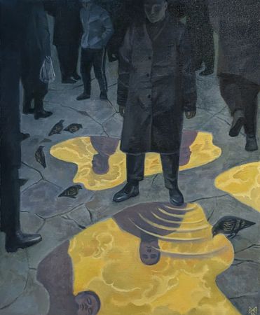 Анастасия Мотина (Картина, живопись - 
                  65 x 80 см) Изгнание из рая