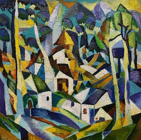 Татьяна Федоровская (Картина, живопись - 
                  60 x 60 см) ПЕЙЗАЖ 5