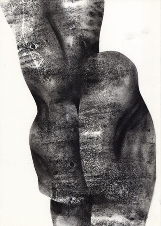 Тася Василькова (Авторская графика - 
                  21 x 29.7 см) Спина