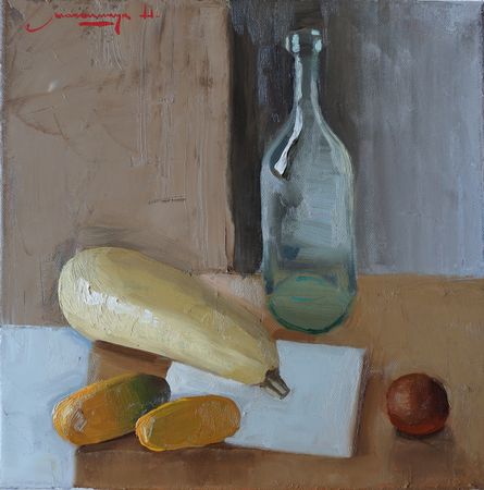 Никита Максимчук (Картина, живопись - 
                  30 x 30 см) Урожай