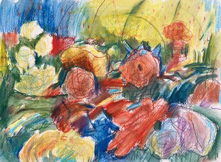 Олег Агафонов (Авторская графика - 
                  32 x 24 см) Город-сад (утопии) №7