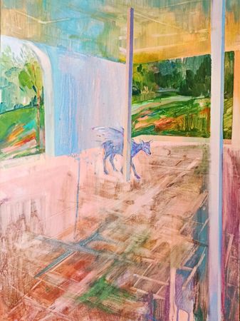 Дарья Воропаева (Картина, живопись - 
                  50 x 70 см) Там