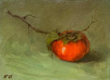 Екатерина Феоктистова (Картина, живопись - 
                  24 x 18 см) Хурма