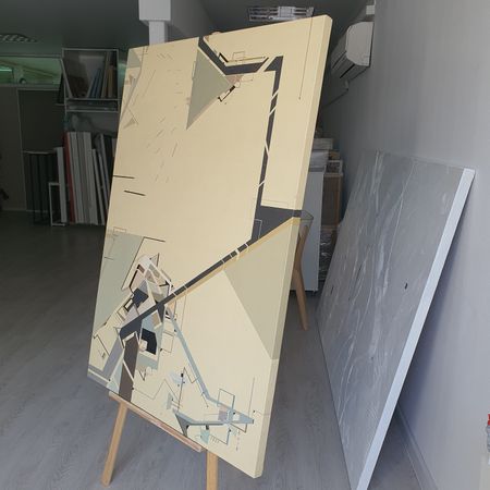 Ася Багаева (Картина, живопись - 
                  90 x 130 см) Рупор