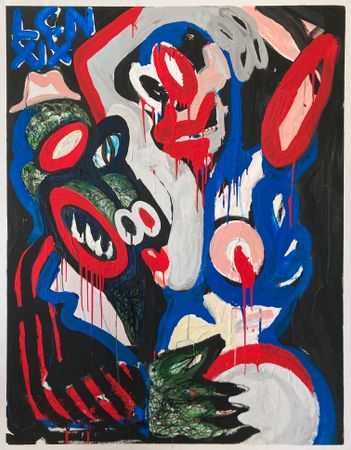 Alexander PomPom (Картина, живопись - 
                  100 x 130 см) Leçon XIX
