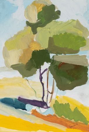 Карина Еганян (Авторская графика - 
                  29 x 41 см) Дерево