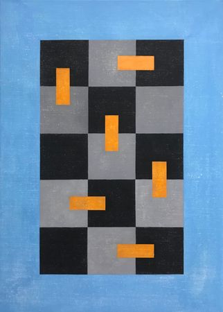 Юрий Ростиславский (Картина, живопись - 
                  50 x 70 см) Три свободные клетки