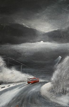 Андрей Алексеенко (Авторская графика - 
                  40 x 60 см) Троллейбус