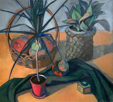 Елизавета Тульчинская (Картина, живопись - 
                  100 x 90 см) Натюрморт