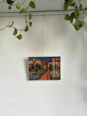 Мила Гаврилова (Картина, живопись - 
                  24 x 18 см) Крепостной мост
