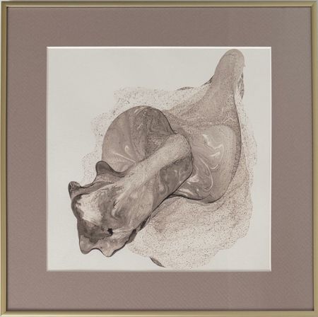 Виктория Марченко (Авторская графика - 
                  40 x 40 см) Из серии "Следы эфира"