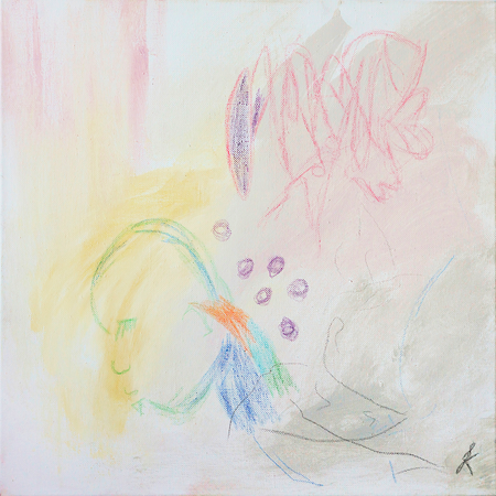 Ксения Воскобойникова (Картина, живопись - 
                  60 x 60 см) Грезы