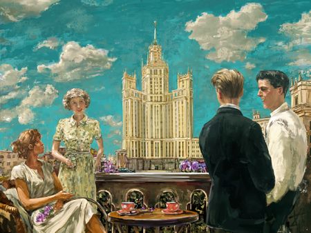 Алёша Калязин (Графика цифровая (принты) - 
                  100 x 75 см) Просто друзья