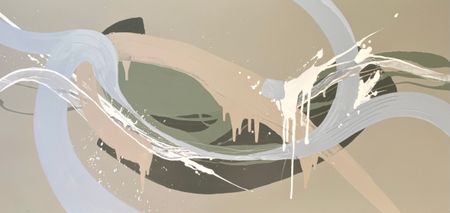 Саша Кусака (Картина, живопись - 
                  250 x 114 см) Композиция 01.26