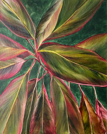 Инна Сумина (Картина, живопись - 
                  40 x 50 см) Tropical Plant
