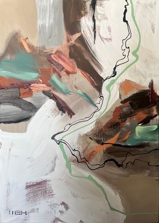 Алёна Шамайко (Картина, живопись - 
                  50 x 70 см) Танец цвета