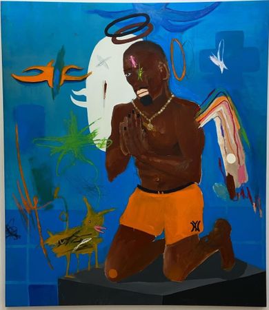 Vangranda (Картина, живопись - 
                  122 x 142 см) Jesus please