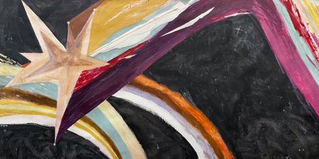Анастасия Мазур-Скробова (Картина, живопись - 
                  200 x 100 см) Случайно падали звёзды