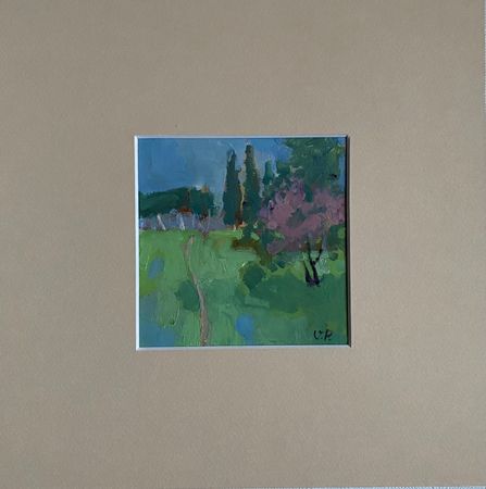 Валерия Привалихина (Авторская графика - 
                  10.5 x 10.5 см) Spring in Italy