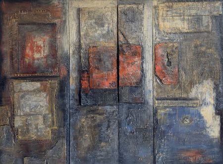 Виктория Марченко (Картина, живопись - 
                  160 x 120 см) Архитектура Времени