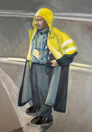 Мадина Беликова (Картина, живопись - 
                  80 x 100 см) На работе №1
